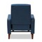 Baxton Studio Mathias Mid-century Modern Blue Upholstered Lounge Chair 143-8134 - alternate 10